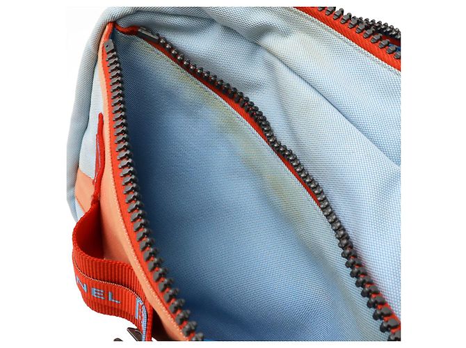 Timeless Chanel Sportlinie Canvas Rucksack Orange - Ansicht 8