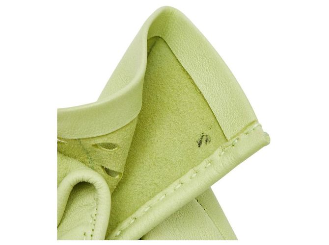 Luvas de pele de cordeiro Hermès 6 1/2 Verde - vista 5