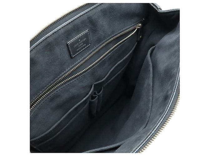 Borsa Tote Greenwich Damier Cobalt di Louis Vuitton Nero - vista 8