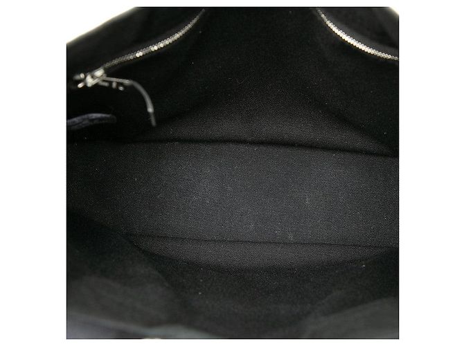 Hermès Herbag PM Halbleder Canvas Leder Tote Bag Schwarz - Ansicht 4