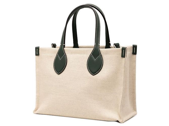 Borsa 2 in 1 in tela e pelle con logo Gucci Marrone Beige - vista 2