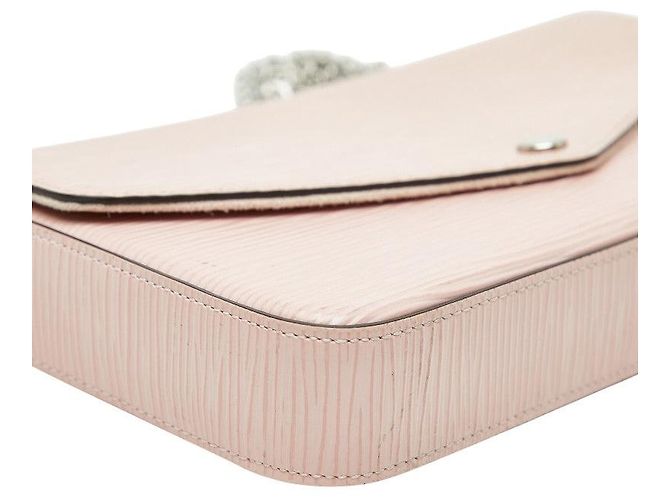 Borsa a Spalla Pochette Felicie Epi Louis Vuitton Rosa - vista 5