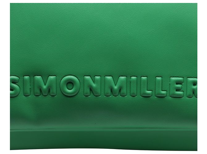 Borsa a Spalla Linked Turnover di Simon Miller in Pelle Sintetica Verde - vista 5