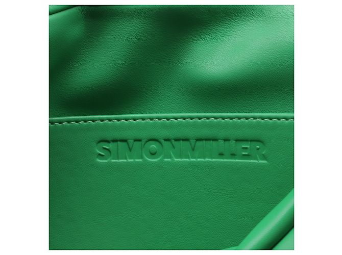 Borsa a Spalla Linked Turnover di Simon Miller in Pelle Sintetica Verde - vista 6