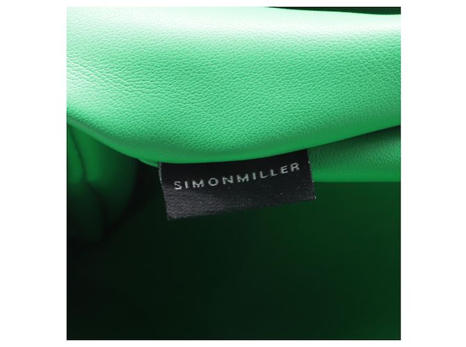 Borsa a Spalla Linked Turnover di Simon Miller in Pelle Sintetica Verde - vista 7