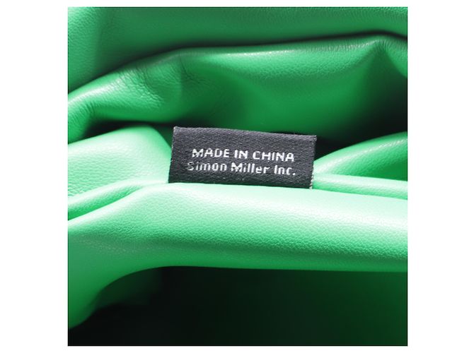 Borsa a Spalla Linked Turnover di Simon Miller in Pelle Sintetica Verde - vista 8