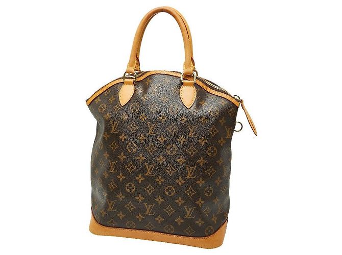 Borsa Tote Monogram Lockit Louis Vuitton Marrone - vista 2