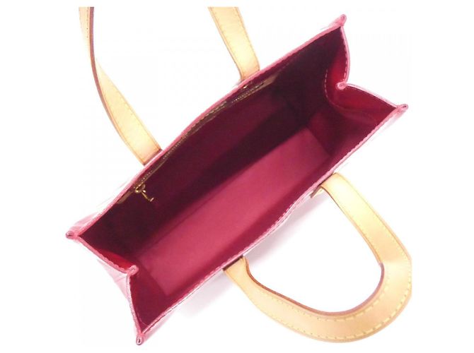 Borsa Reade Vernis Louis Vuitton Rosso - vista 5