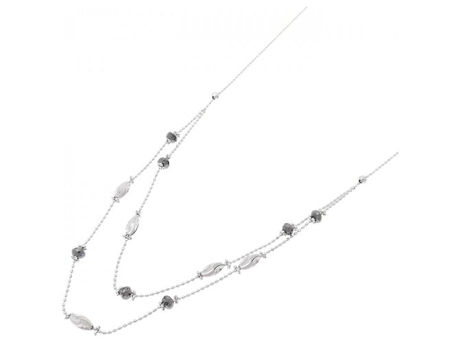 Autre Marque Collana di diamanti in oro bianco Au750 Argento - vista 2