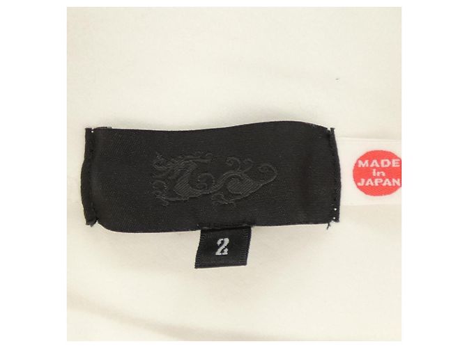 Autre Marque Top Dance With Dragon Blanco - vista 4