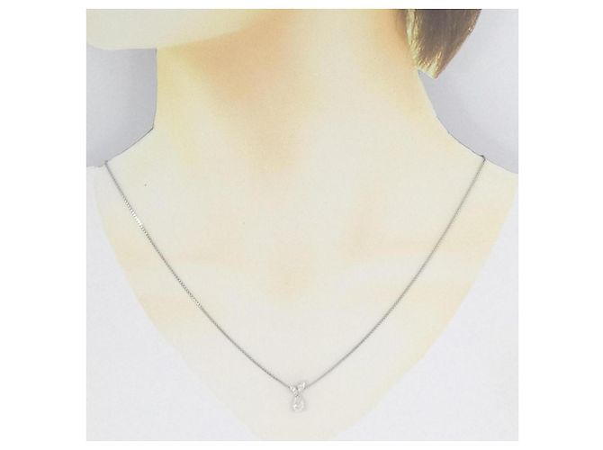 Autre Marque Collana in diamante PT900 PT850 Argento - vista 6
