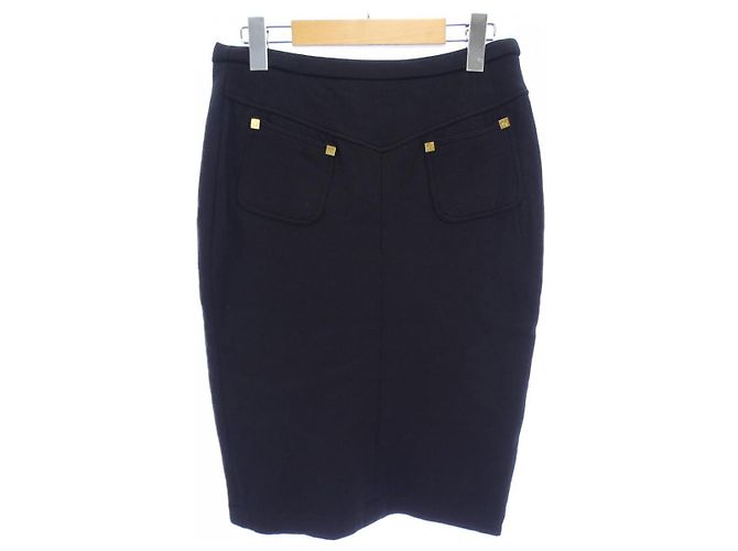 Gonna Vintage Gianni Versace Nero - vista 2