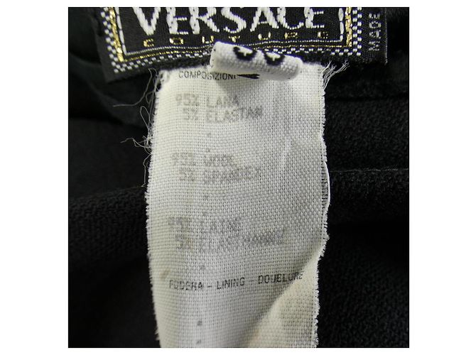 Gonna Vintage Gianni Versace Nero - vista 3