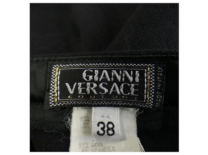 Gonna Vintage Gianni Versace Nero - vista 4