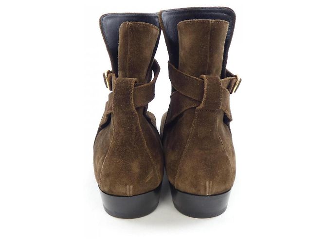 Céline Celine Lederschuhe Braun - Ansicht 5