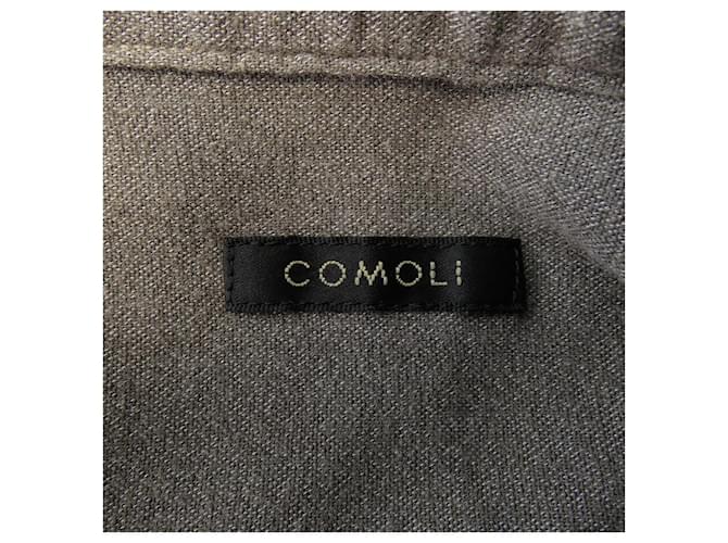 Autre Marque Camisa COMOLI Gris - vista 4