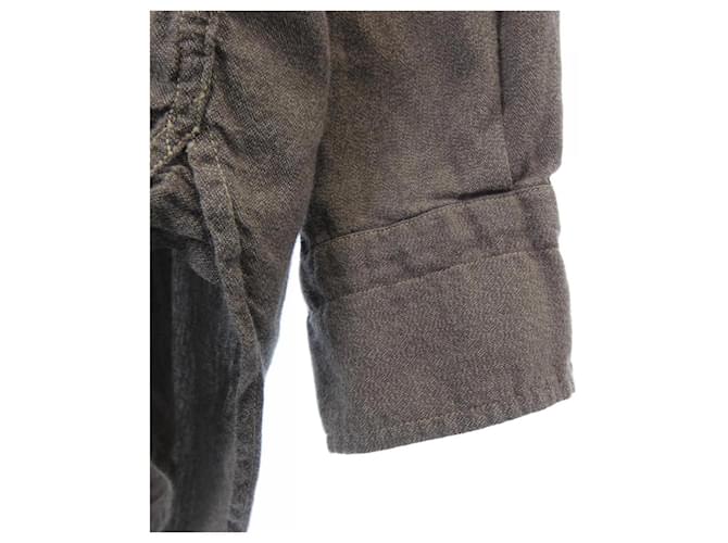 Autre Marque Camisa COMOLI Gris - vista 6