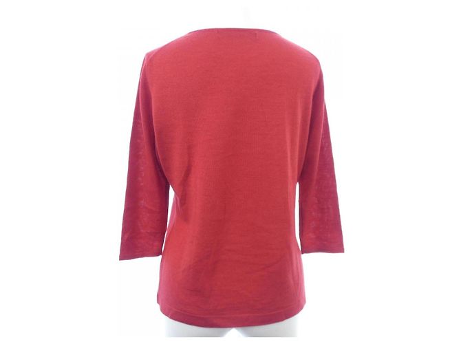Jersey de seda y cachemira Leonard Fashion Roja - vista 2