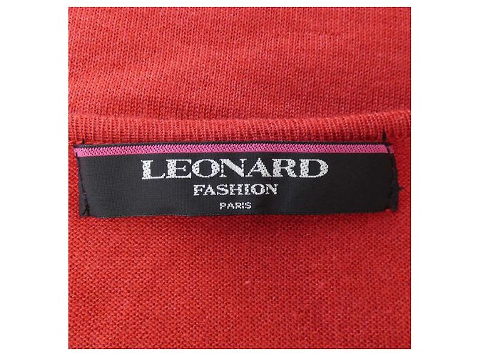 Jersey de seda y cachemira Leonard Fashion Roja - vista 4