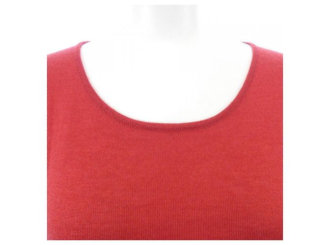 Jersey de seda y cachemira Leonard Fashion Roja - vista 5
