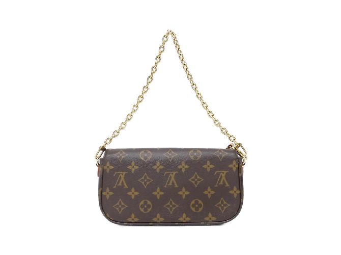 Portafoglio Louis Vuitton Monogram su Catena Ivy Marrone - vista 2