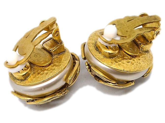 Chanel Vintage Triple cc Metal Golden - Ansicht 3