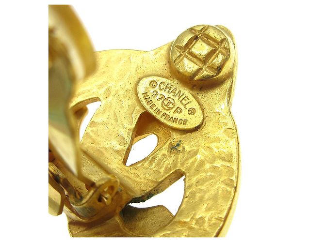 Cuore placcato oro con logo CC di Chanel D'oro - vista 4