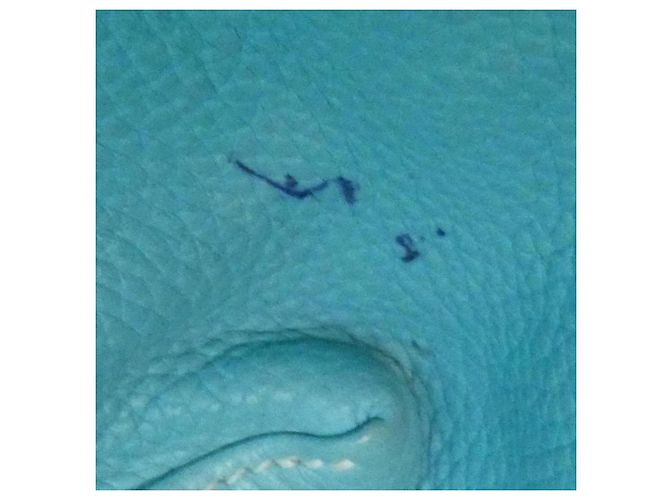 Hermès Double Sens Handtasche Blau - Ansicht 10