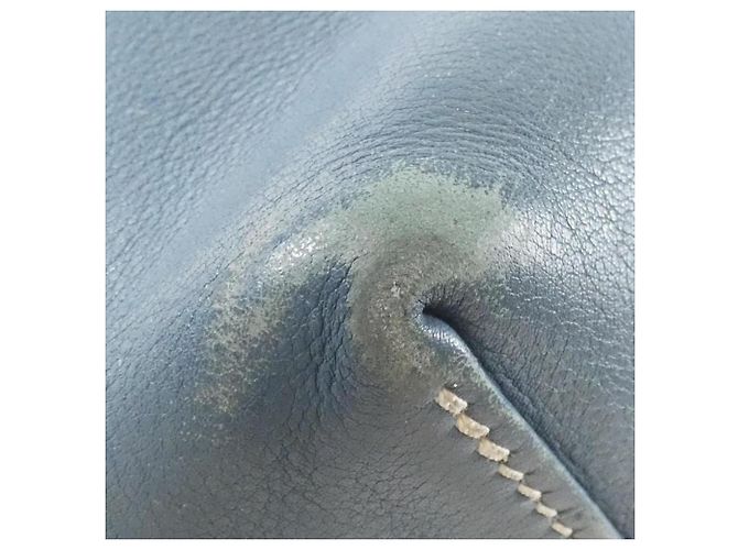 Hermès Double Sens Handtasche Blau - Ansicht 4