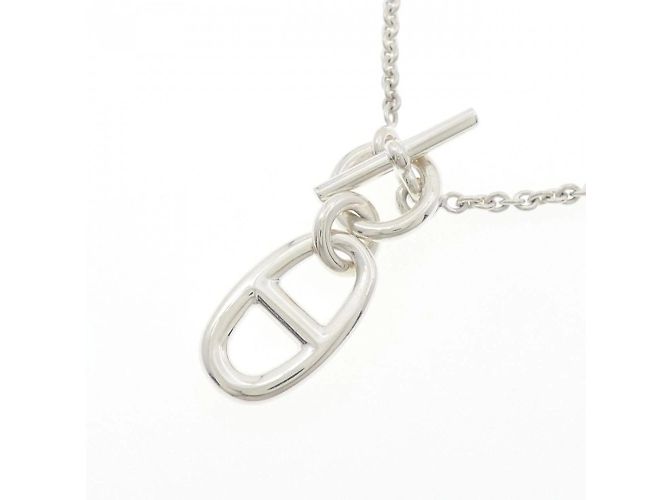 Collana Chaine d'Ancre Hermès Argento - vista 3