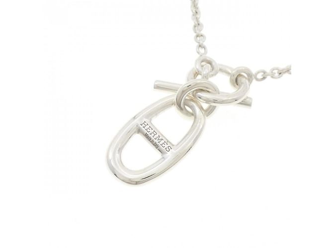 Collana Chaine d'Ancre Hermès Argento - vista 4
