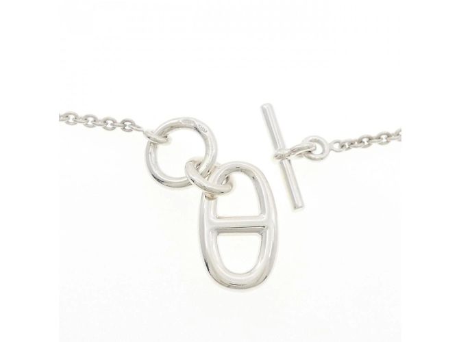 Collana Chaine d'Ancre Hermès Argento - vista 5