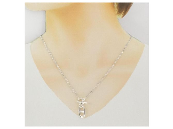 Collana Chaine d'Ancre Hermès Argento - vista 6