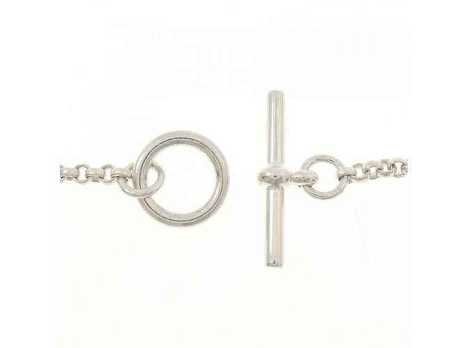 Pulsera Charm Exlibris PM Hermès Plata Dorado - vista 4
