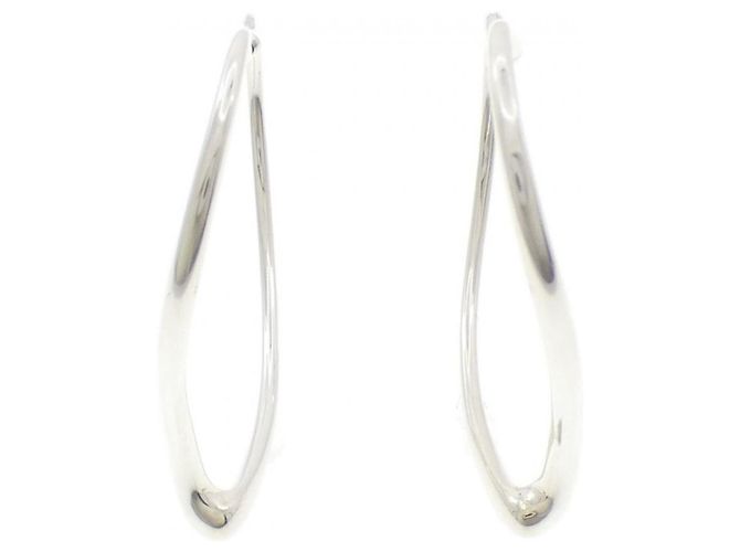 Tiffany & Co Orecchini a cerchio Open Heart Tiffany Argento - vista 2