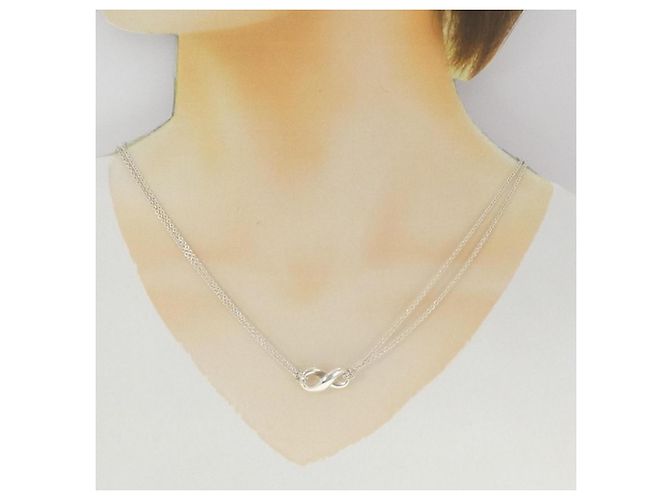 Tiffany & Co Collana Figura 8 Tiffany in Argento 925 - vista 6
