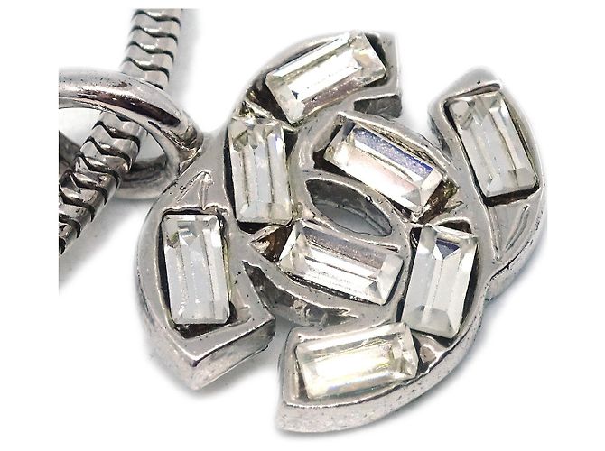 Chanel CC Chain Metal con Perle Finte Argento - vista 2