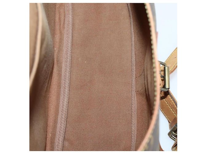 Bolsa Saumur Louis Vuitton em lona Monogram 35 Marrom - vista 5