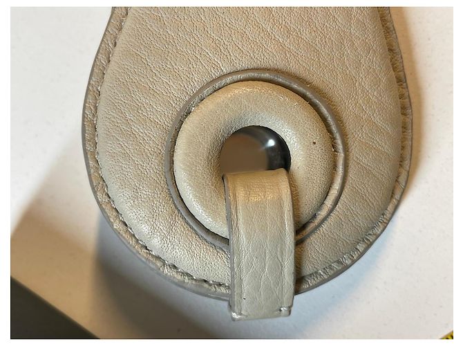 Beige Leather Keychain Tumi - view 16