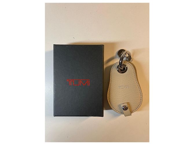Beige Leather Keychain Tumi - view 2
