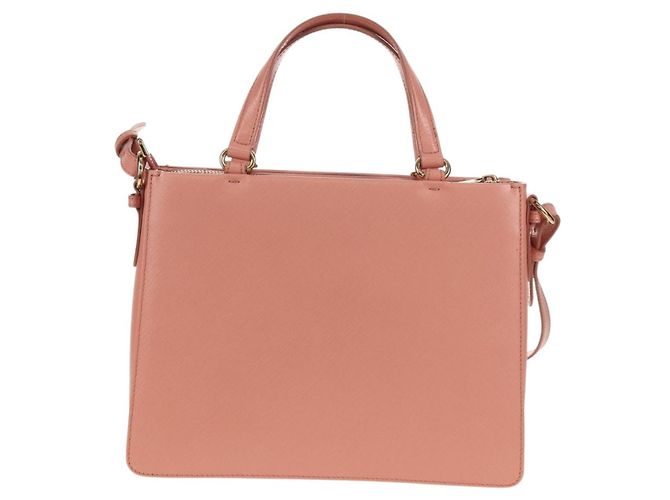 Salvatore Ferragamo Vala Leather Rosa - vista 2