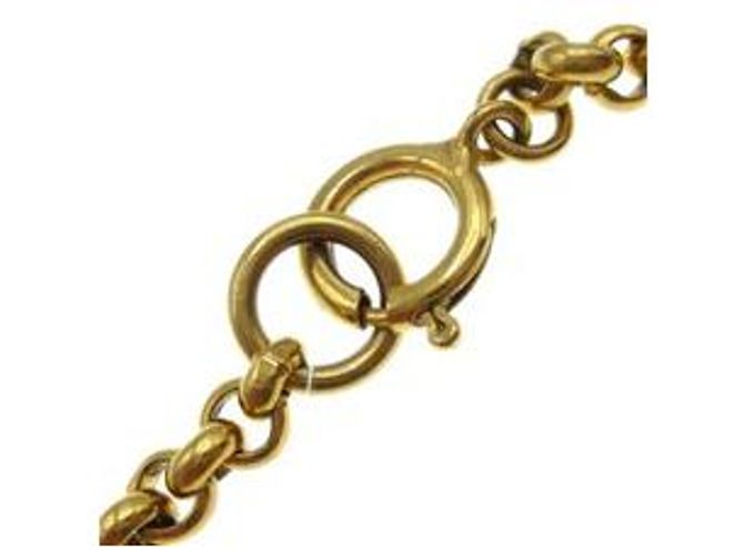 Pendente Cuore CC Chanel in metallo D'oro - vista 7