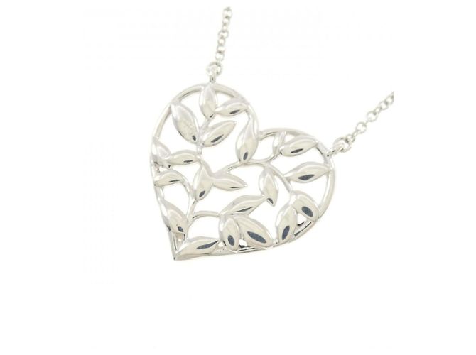 Tiffany & Co Tiffany Olivenblatt-Halskette Silber - Ansicht 3