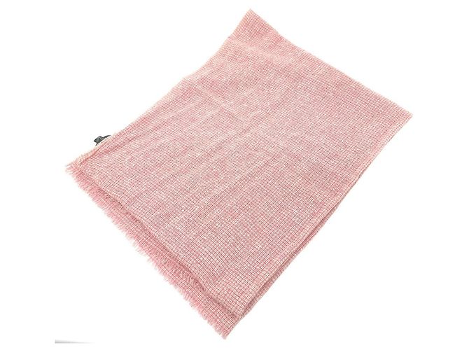 Stola in lana rosa Chanel - vista 10
