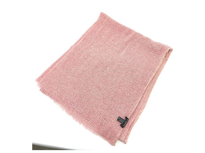 Stola in lana rosa Chanel - vista 3