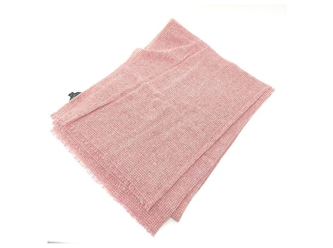 Stola in lana rosa Chanel - vista 6