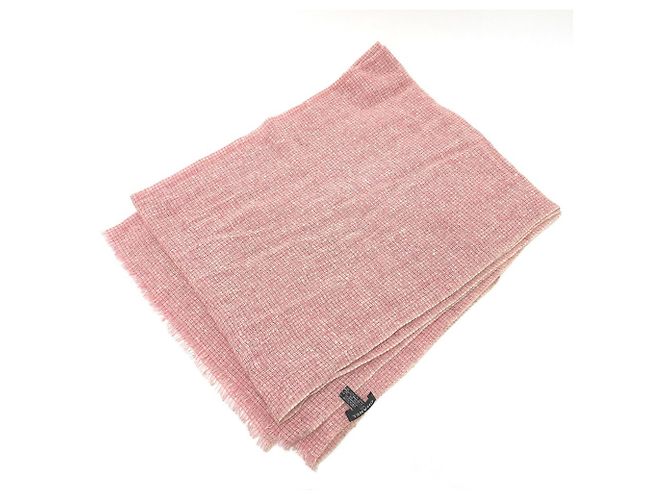 Stola in lana rosa Chanel - vista 7