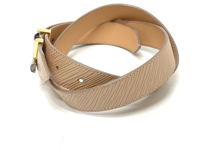 Twist Slim Gürtel aus Epi-Leder von Louis Vuitton Beige - Ansicht 2