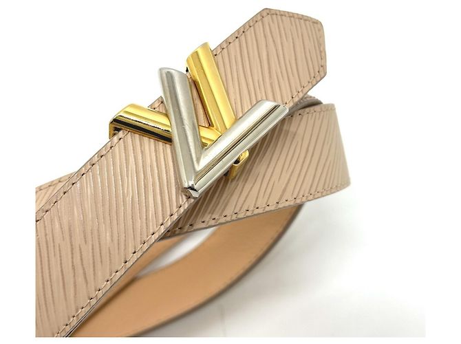 Twist Slim Gürtel aus Epi-Leder von Louis Vuitton Beige - Ansicht 5