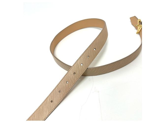 Twist Slim Gürtel aus Epi-Leder von Louis Vuitton Beige - Ansicht 8